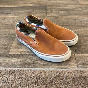 Vans Men's Tan Slip-On Shoes